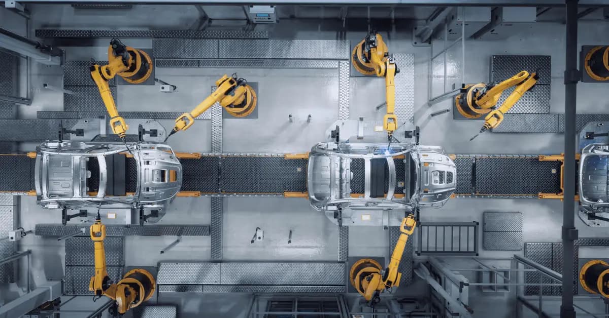 Jidoka in lean manufacturing adopted by Toyota car manufacturing